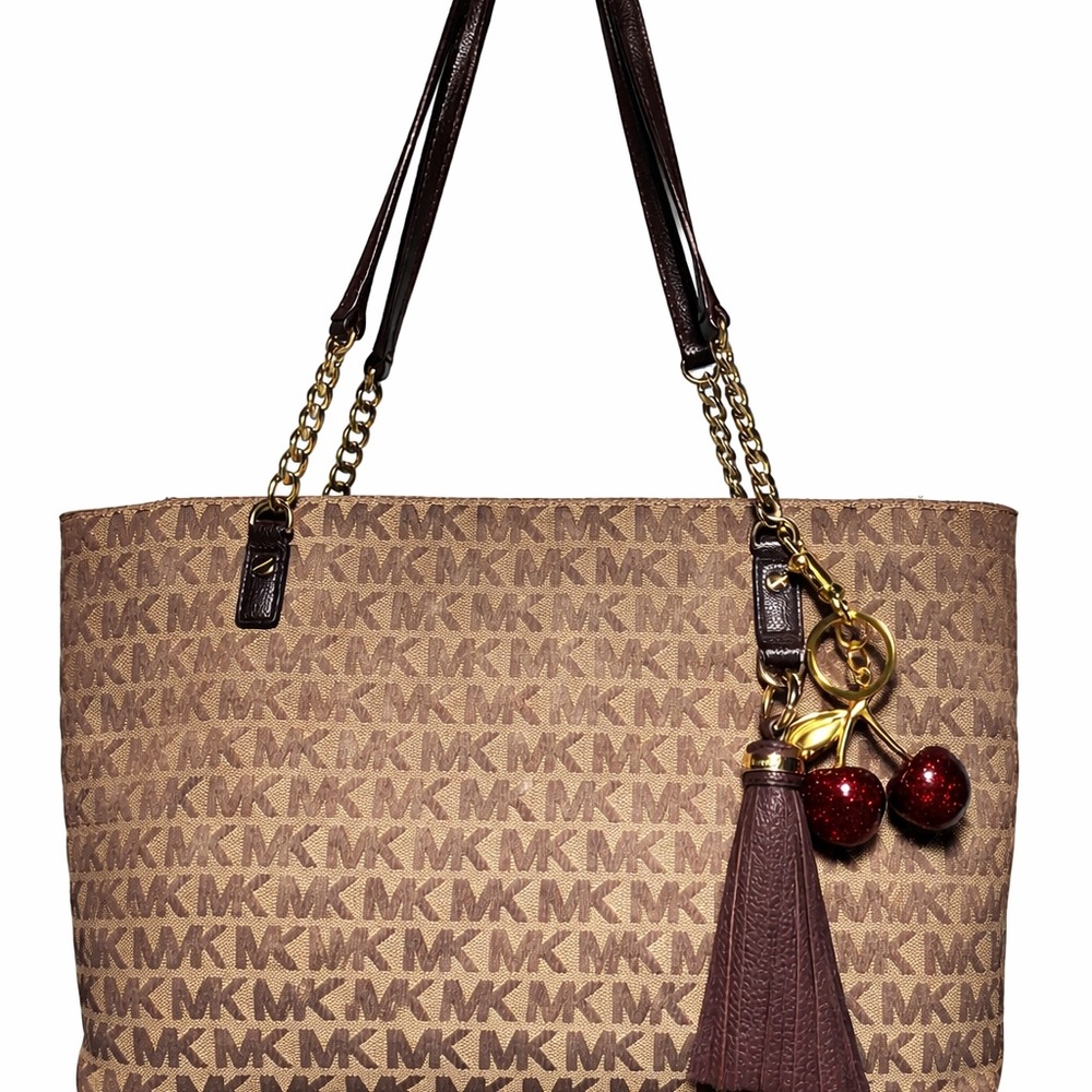 Michael Kors tote Tan and Brown Logo Tote - Picture 12 of 13